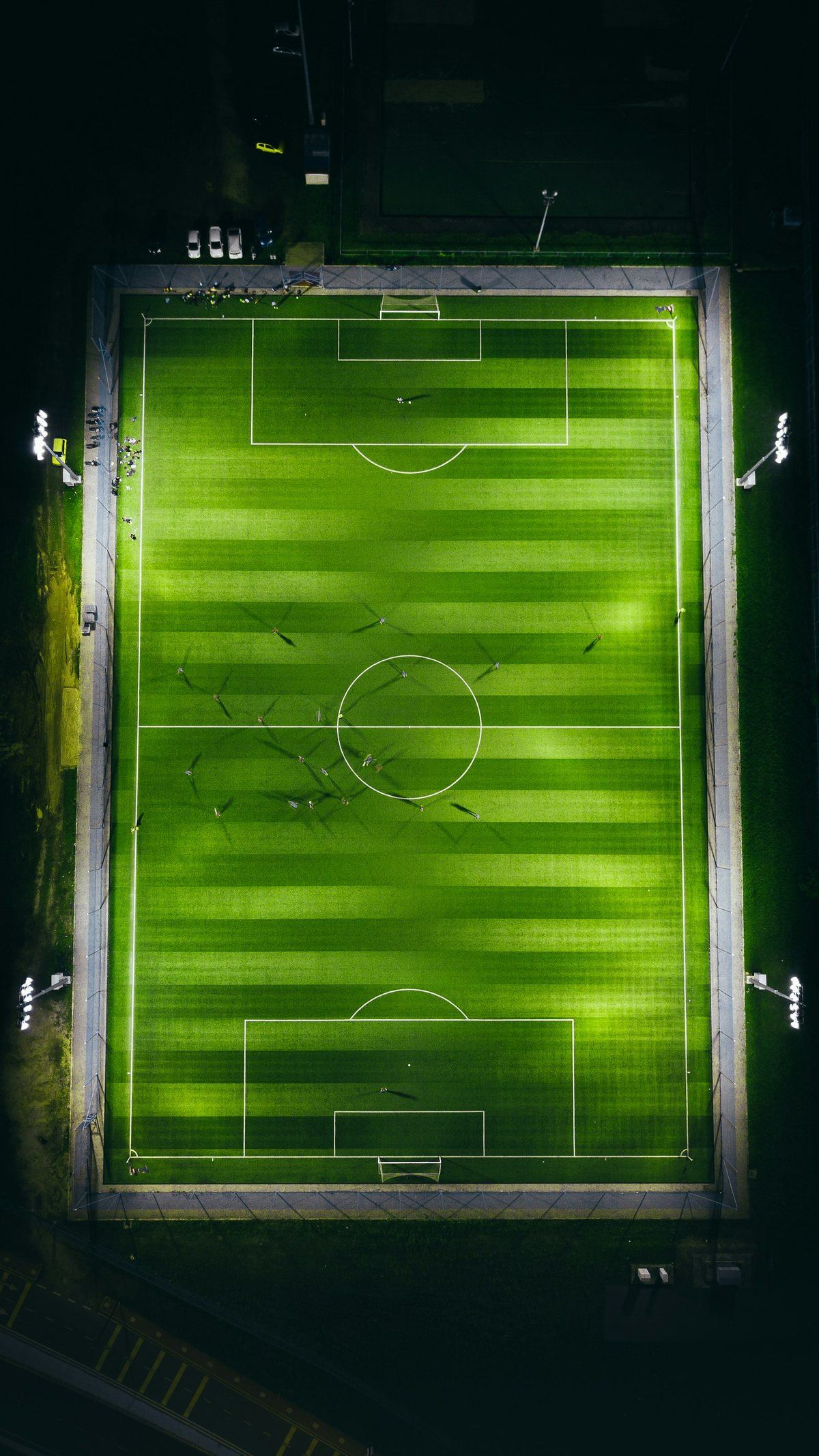 Fodbold & Event — stadion under lys
